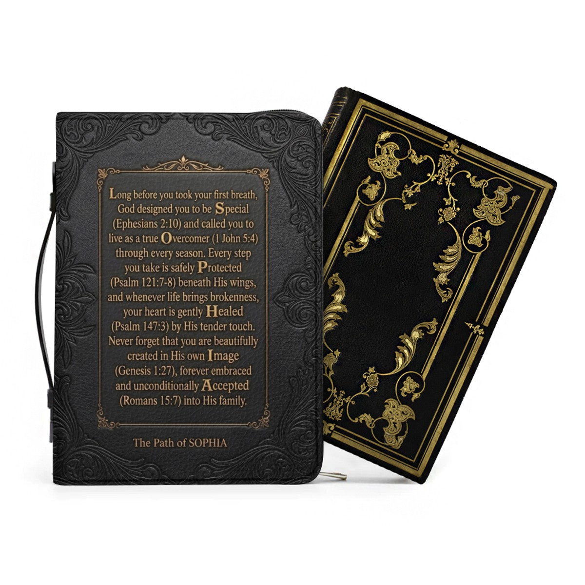 Personalized Name Acrostic Bible Cover