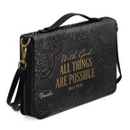Personalized Bible Cover Case with Handle