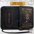Personalized Armor of God Leather Bible Cover