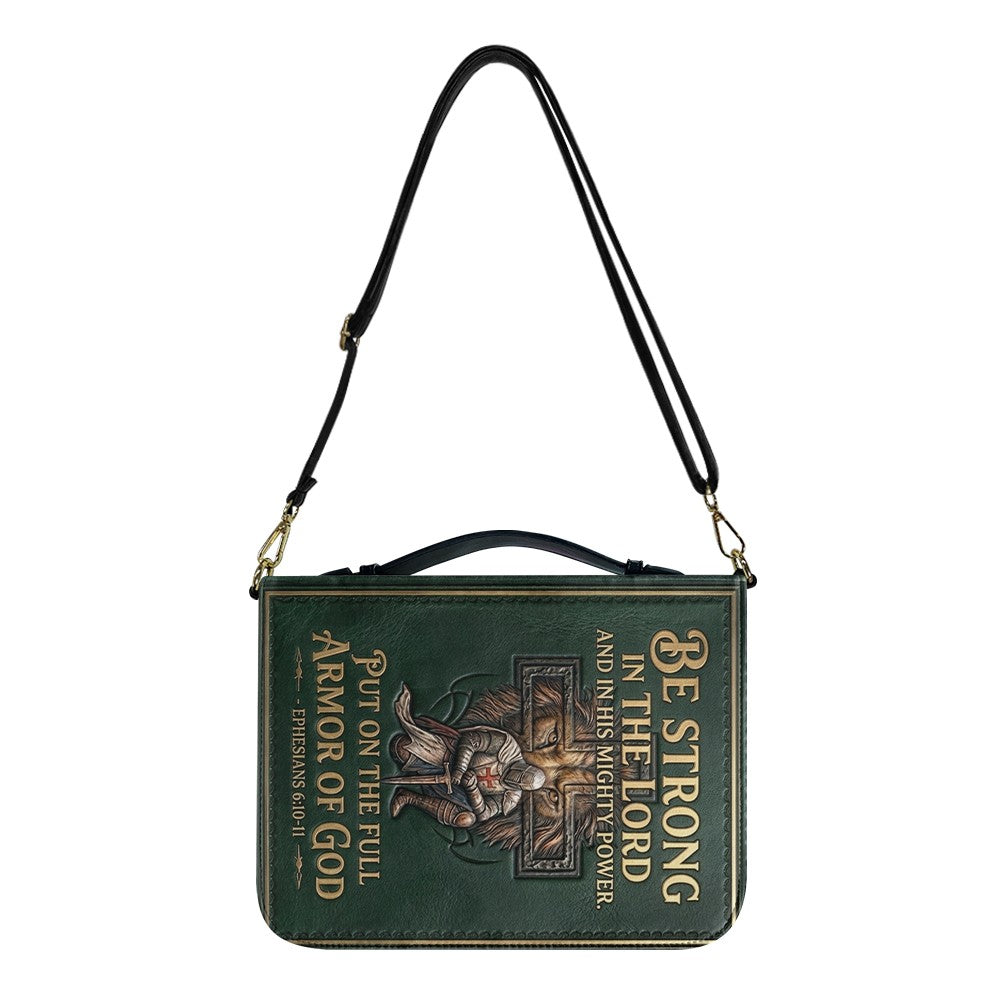 Personalized Armor of God Leather Bible Cover