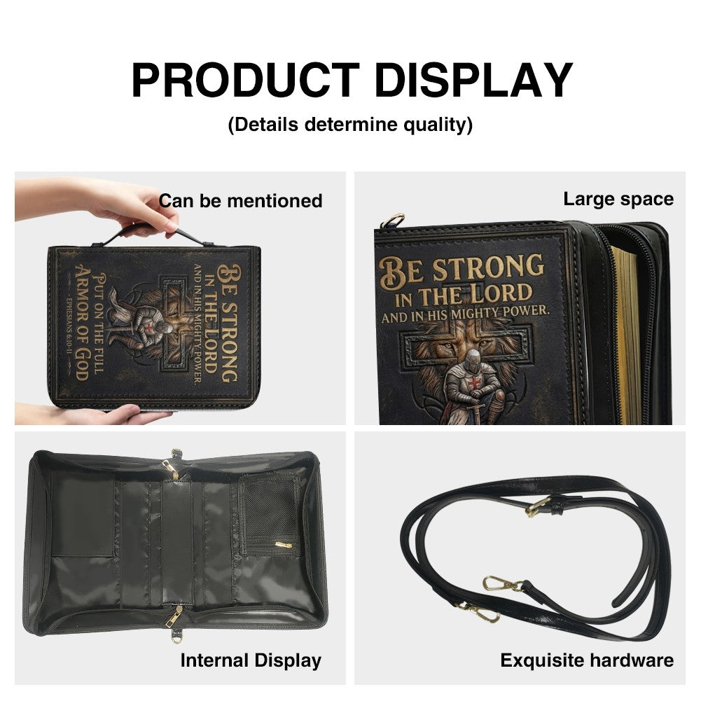 Personalized Armor of God Leather Bible Cover