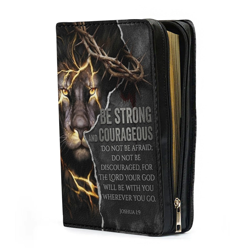 Personalized Lion Bible Cover with Name