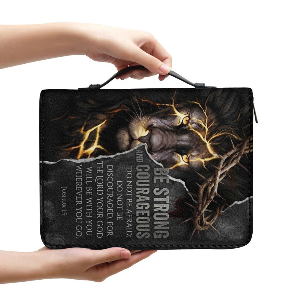 Personalized Lion Bible Cover with Name