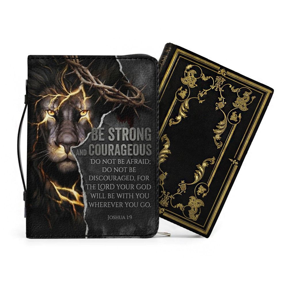 Personalized Lion Bible Cover with Name