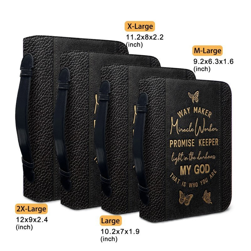 Personalized Way Maker Butterfly Bible Cover