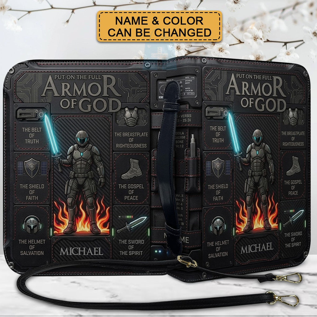 Personalized Armor of God Bible Cover