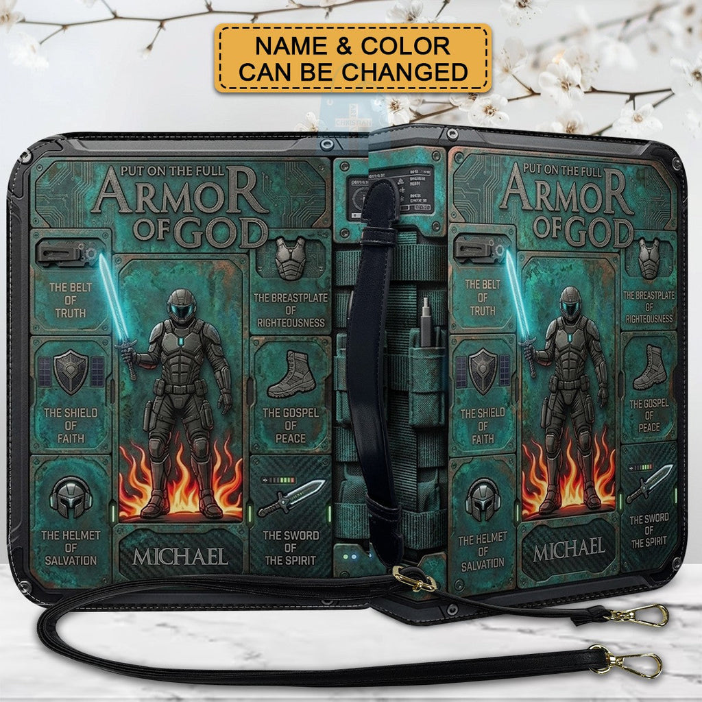 Personalized Armor of God Bible Cover