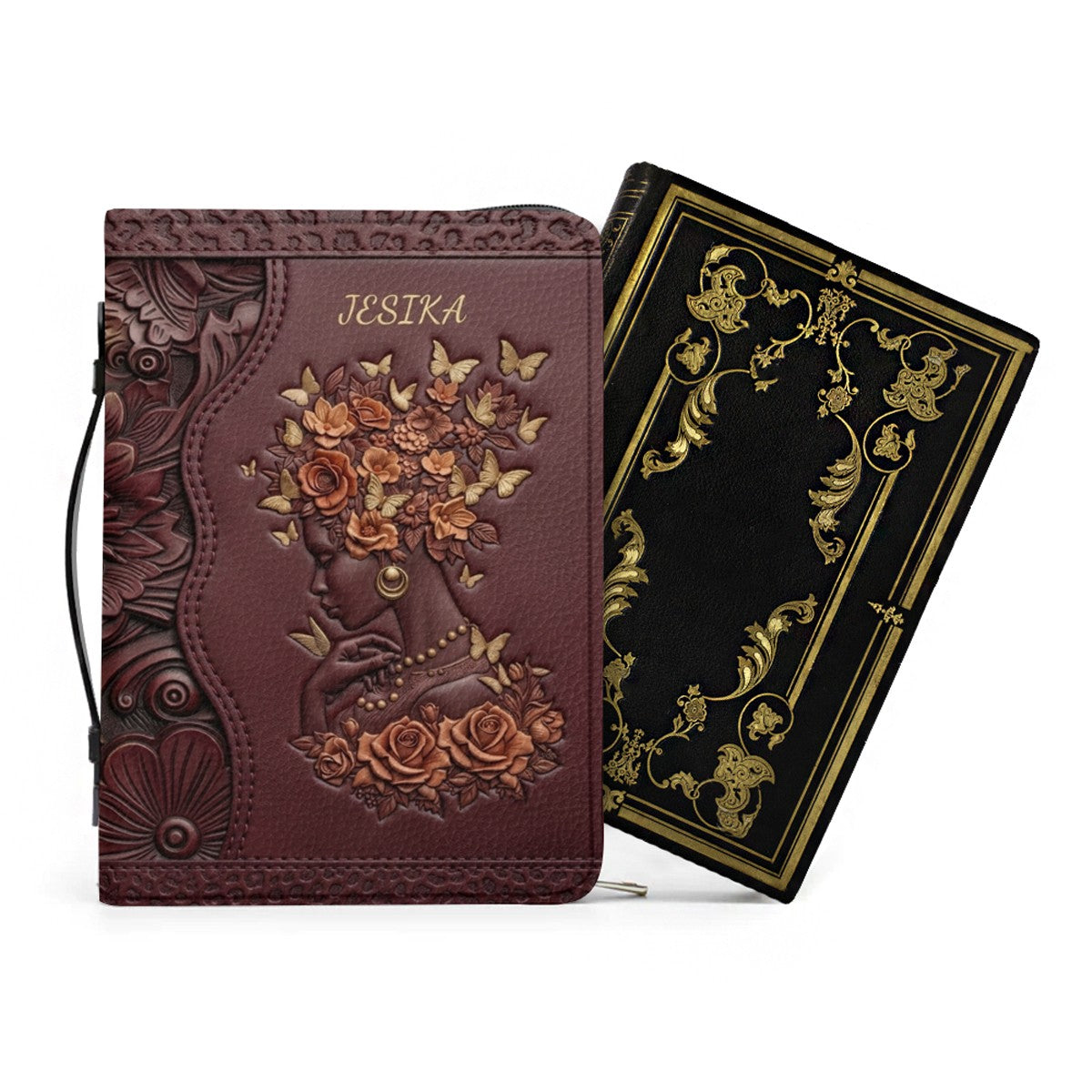Custom Philippians 4:13 Leather Bible Cover