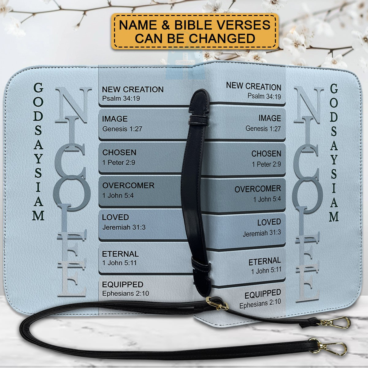 Personalized Sacred Name Meaning Bible Cover