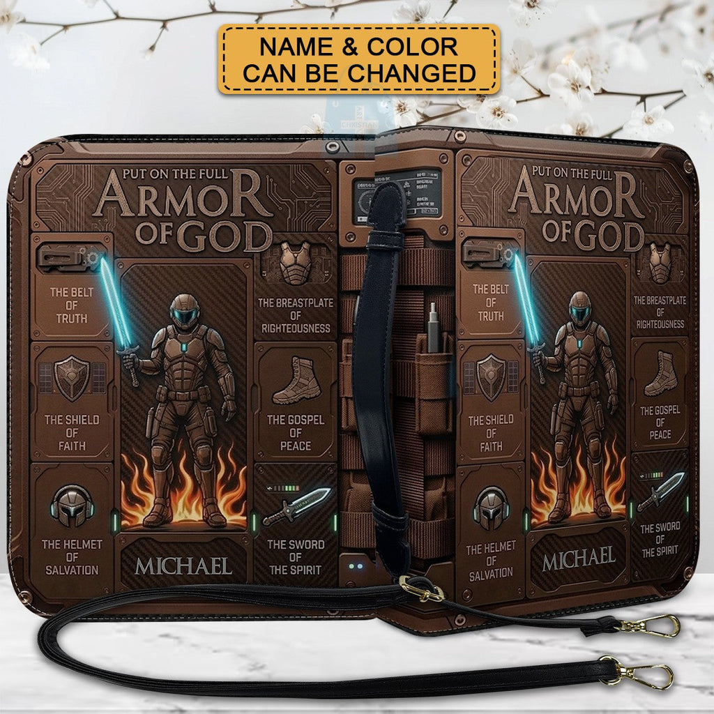 Personalized Armor of God Bible Cover