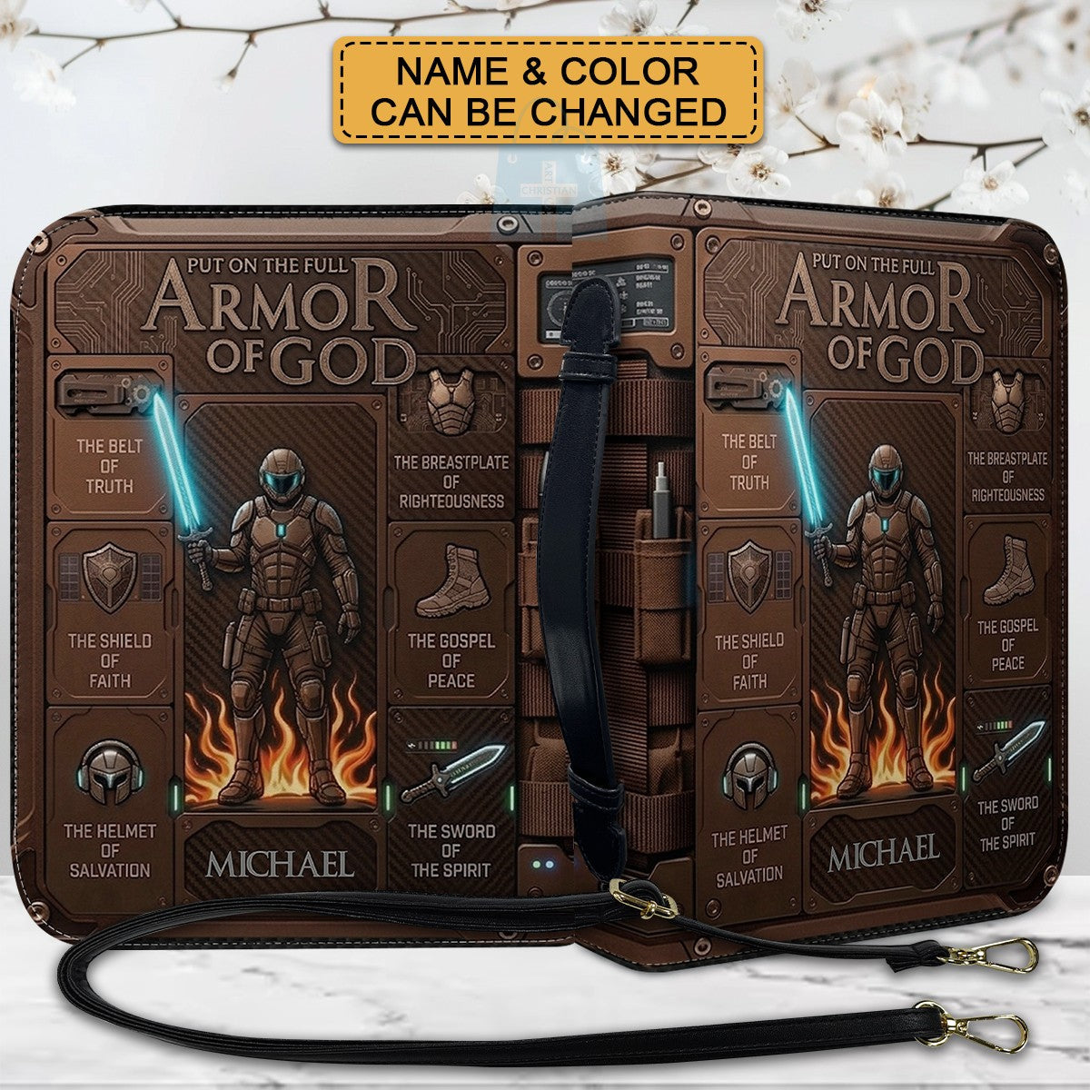 Personalized Armor of God Bible Cover