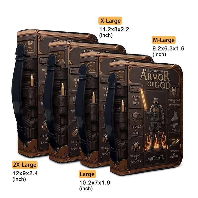 Personalized Armor of God Bible Cover