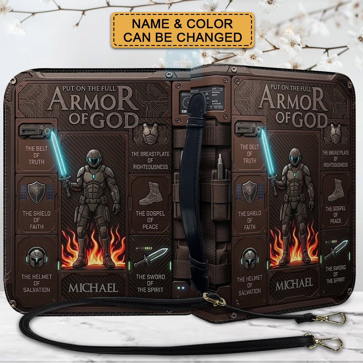 Personalized Armor of God Bible Cover