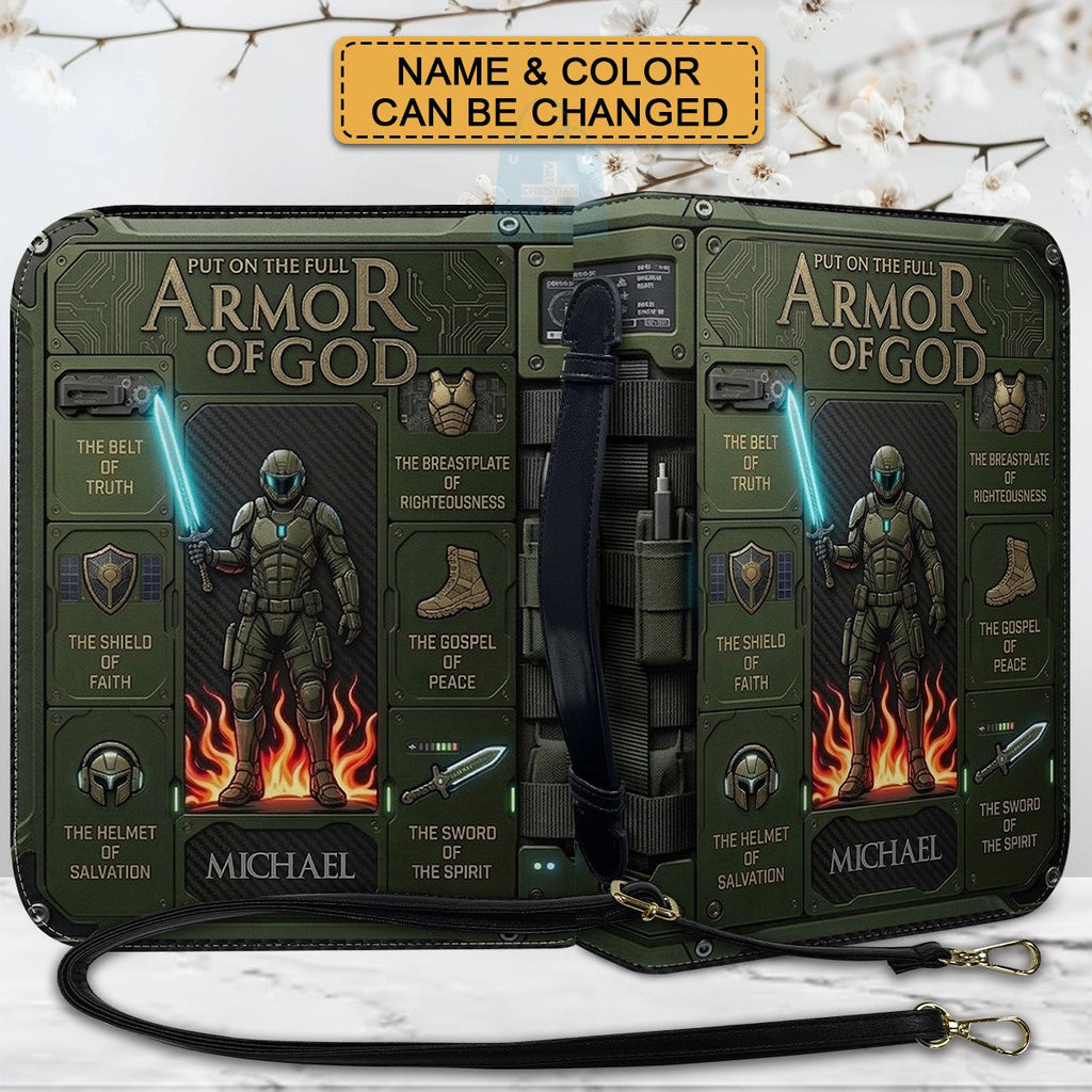Personalized Armor of God Bible Cover