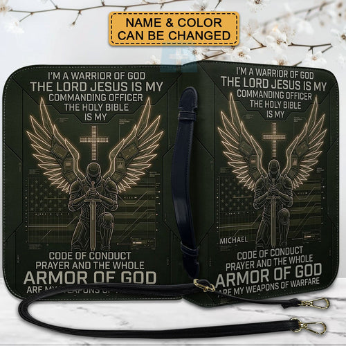 Armor of God Tech Warrior Personalized Bible Cover