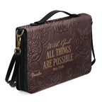 Personalized Bible Cover Case with Handle