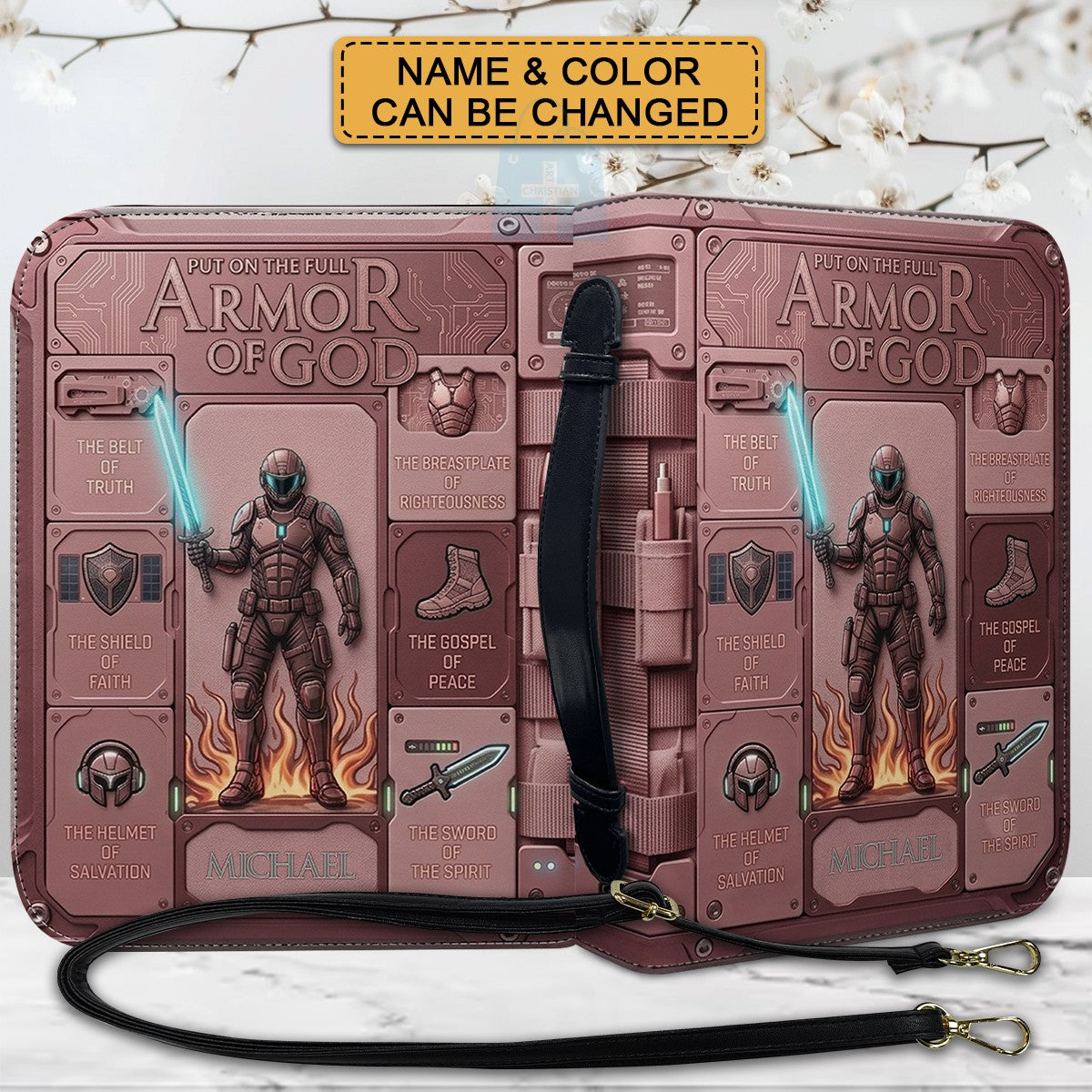 Personalized Armor of God Bible Cover