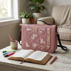 Personalized Unicorn "God Says I Am" Leather Bible Cover