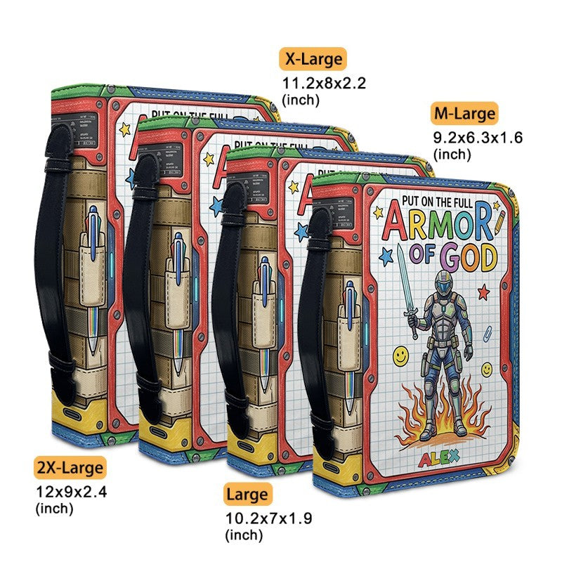 Personalized Armor of God Kids Bible Cover