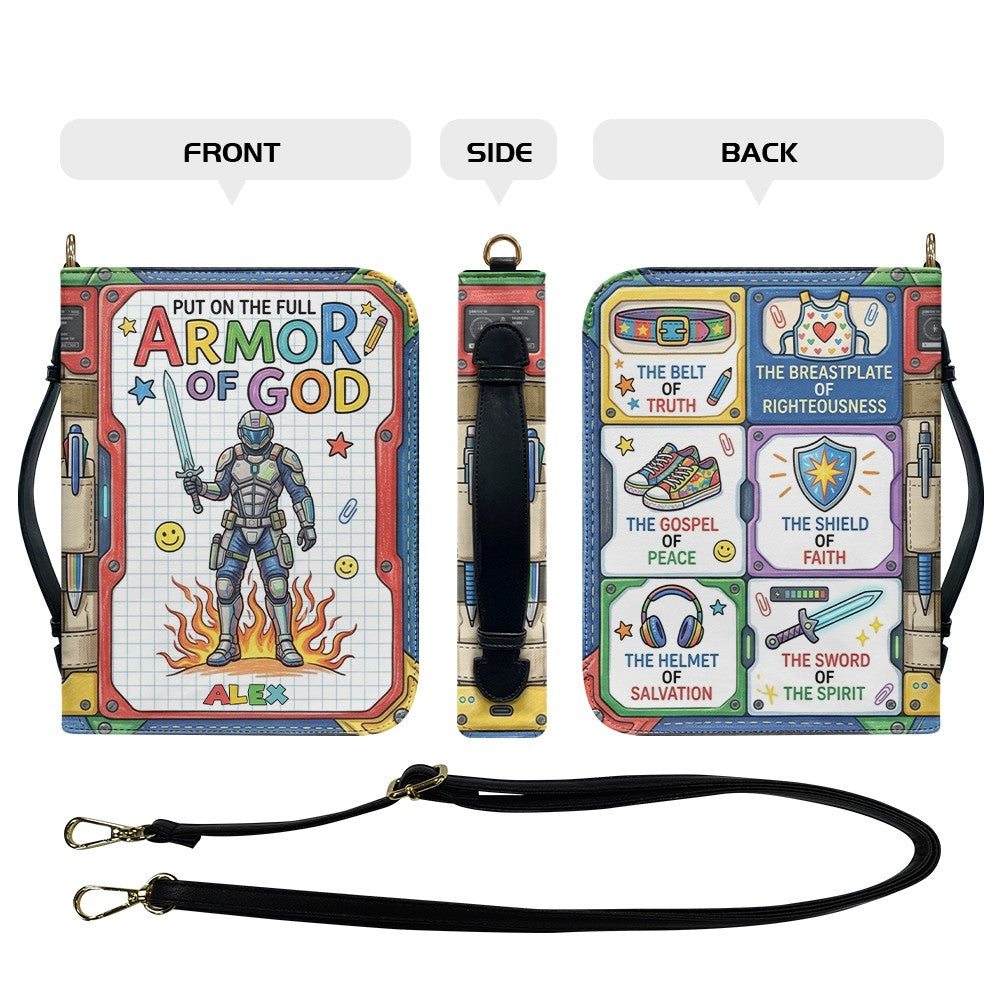 Personalized Armor of God Kids Bible Cover