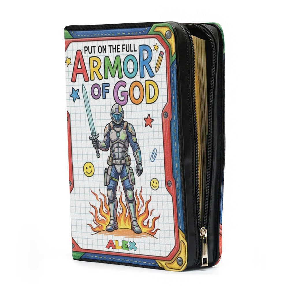 Personalized Armor of God Kids Bible Cover