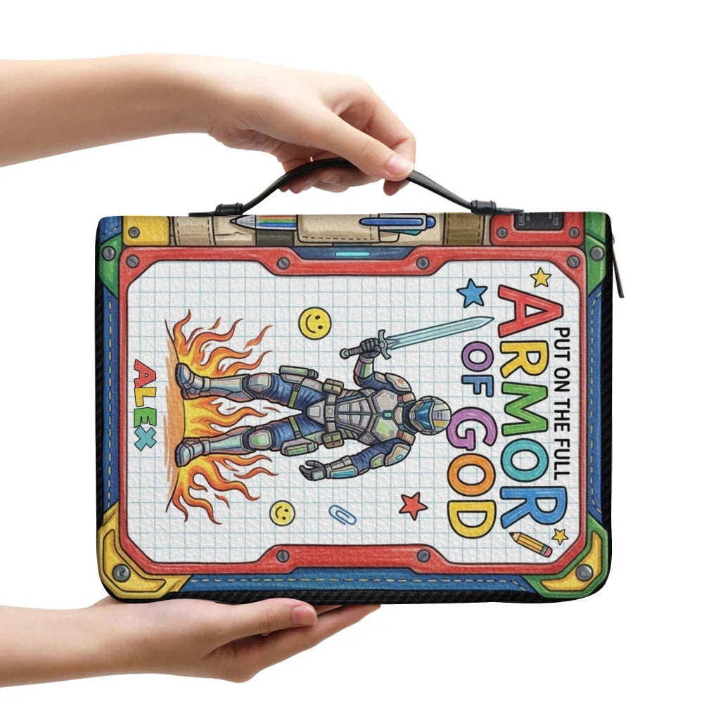 Personalized Armor of God Kids Bible Cover