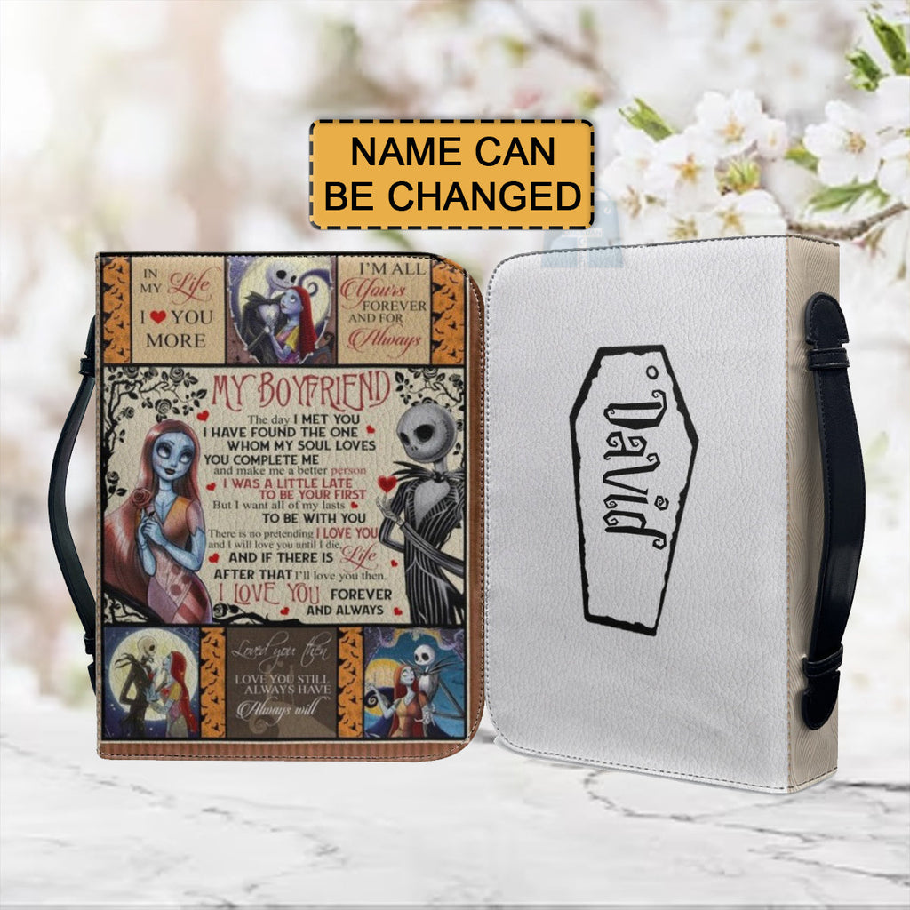 To My Boyfriend Personalized Bible Cover