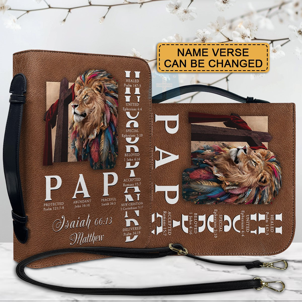 Personalized Name & Scripture Bible Cover