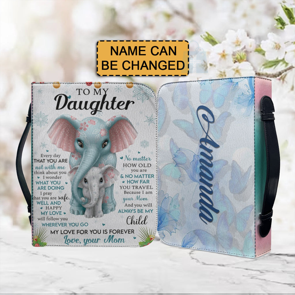 Personalized To My Daughter Bible Cover