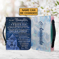 To My Daughter From Mom Personalized Bible Cover