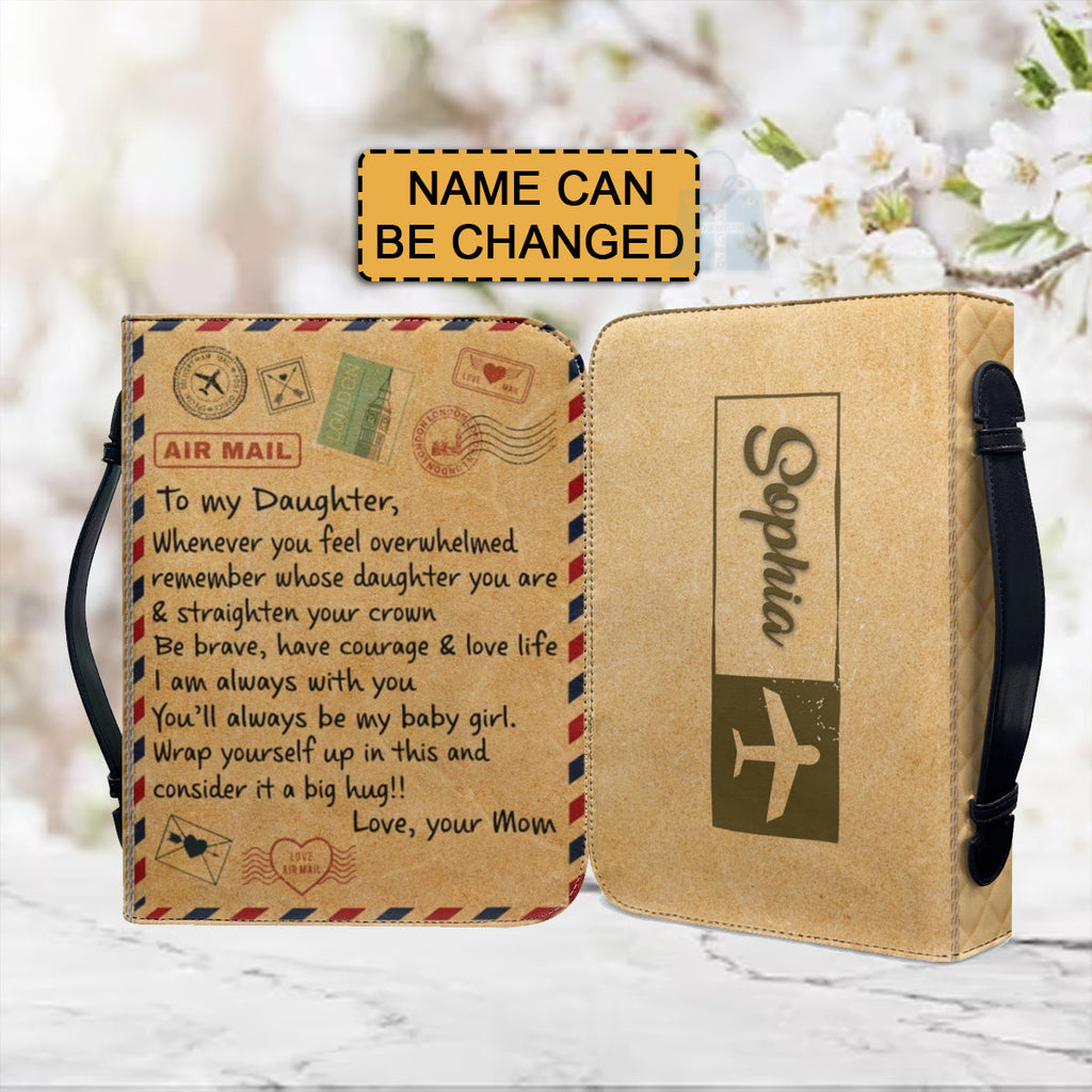 To My Daughter Personalized Bible Cover
