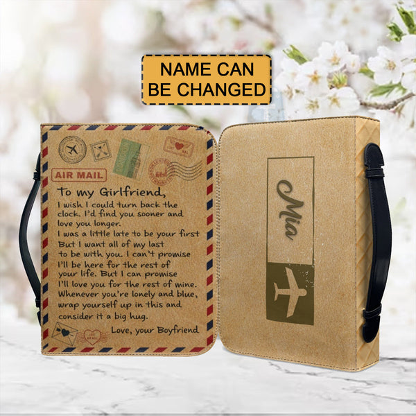 To My Girlfriend Personalized Bible Cover