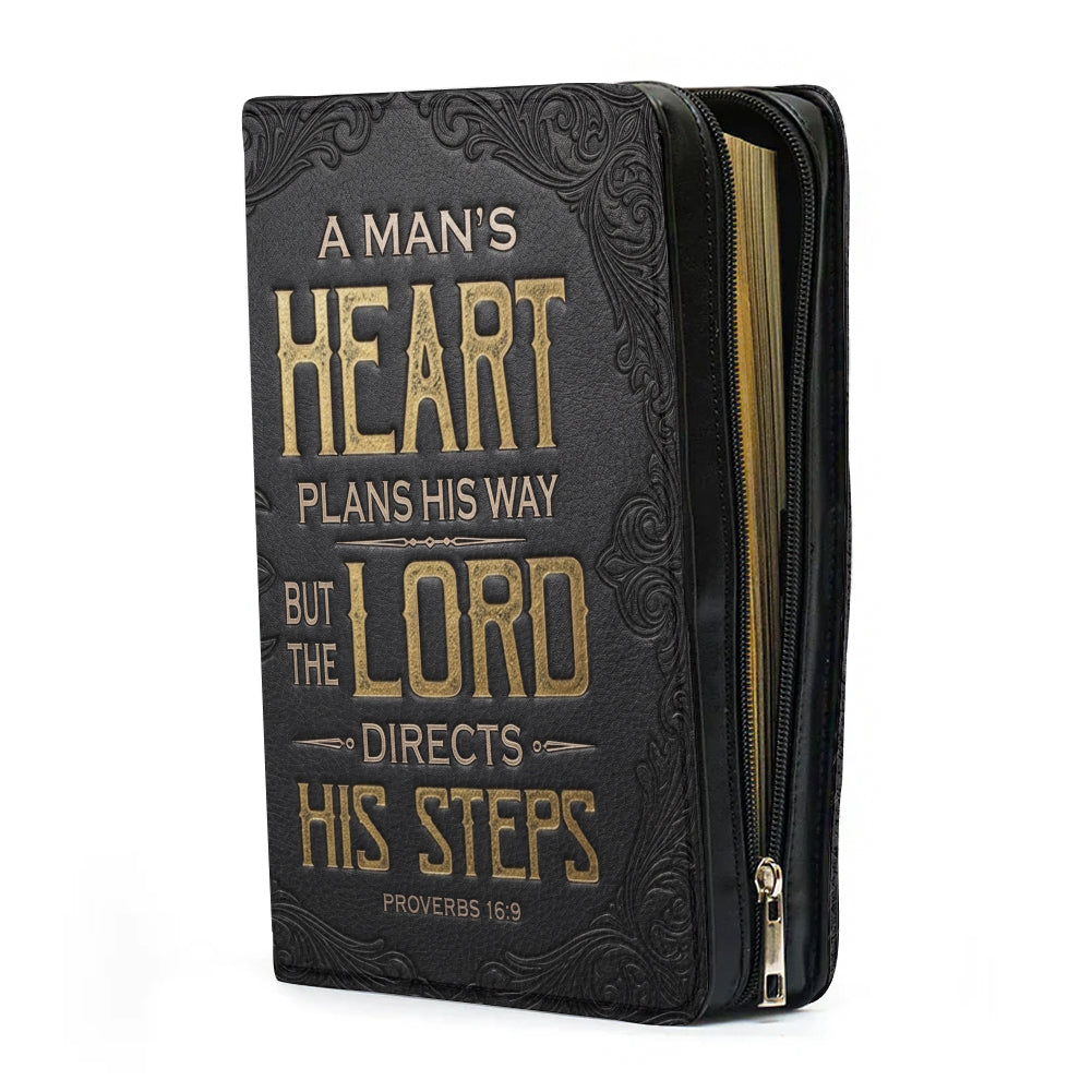 Personalized Leather Bible Cover for Men