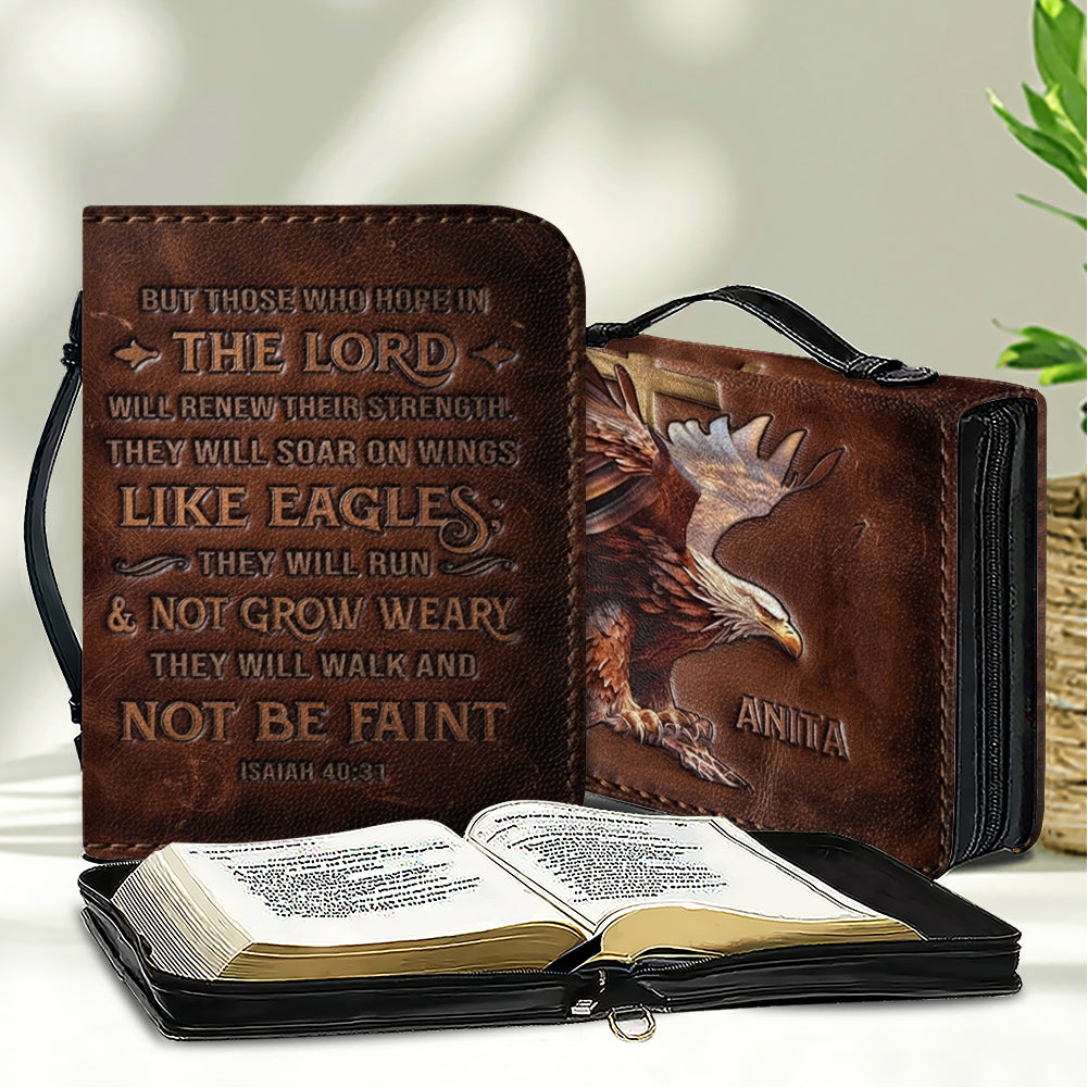 Personalized Isaiah 40:31 Bible Cover