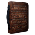 Personalized Leather Bible Cover with Handle