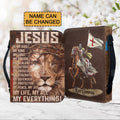 Jesus My Life My All Personalized Bible Cover