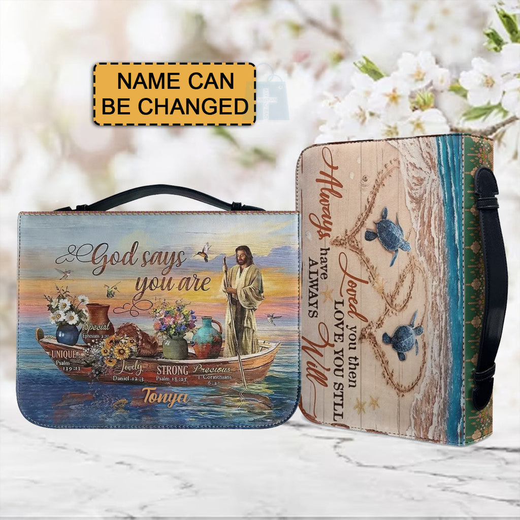 God Says You Are Personalized Bible Cover