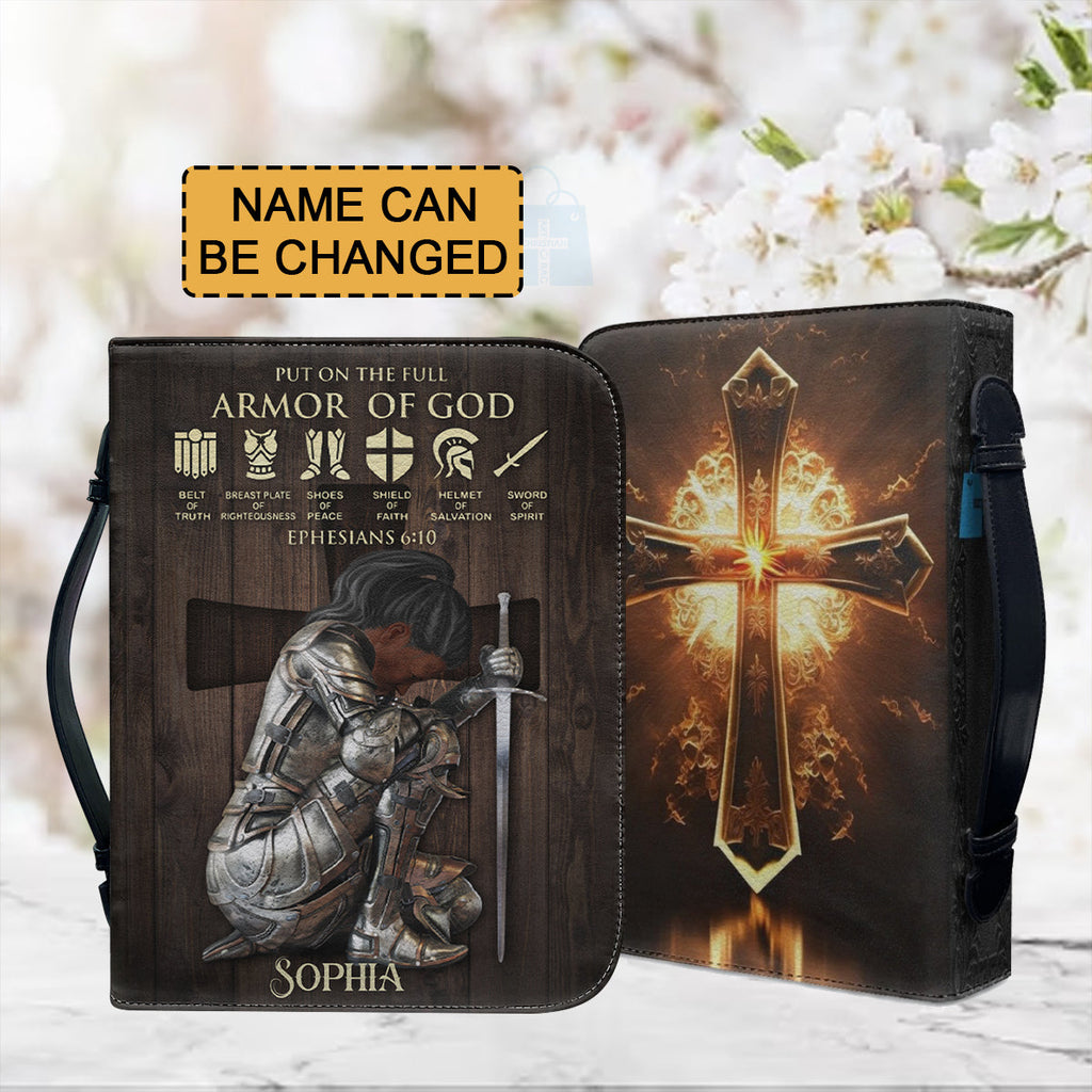 Personalized Full Armor of God Bible Cover