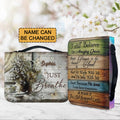 Personalized Just Breathe Floral Bible Cover