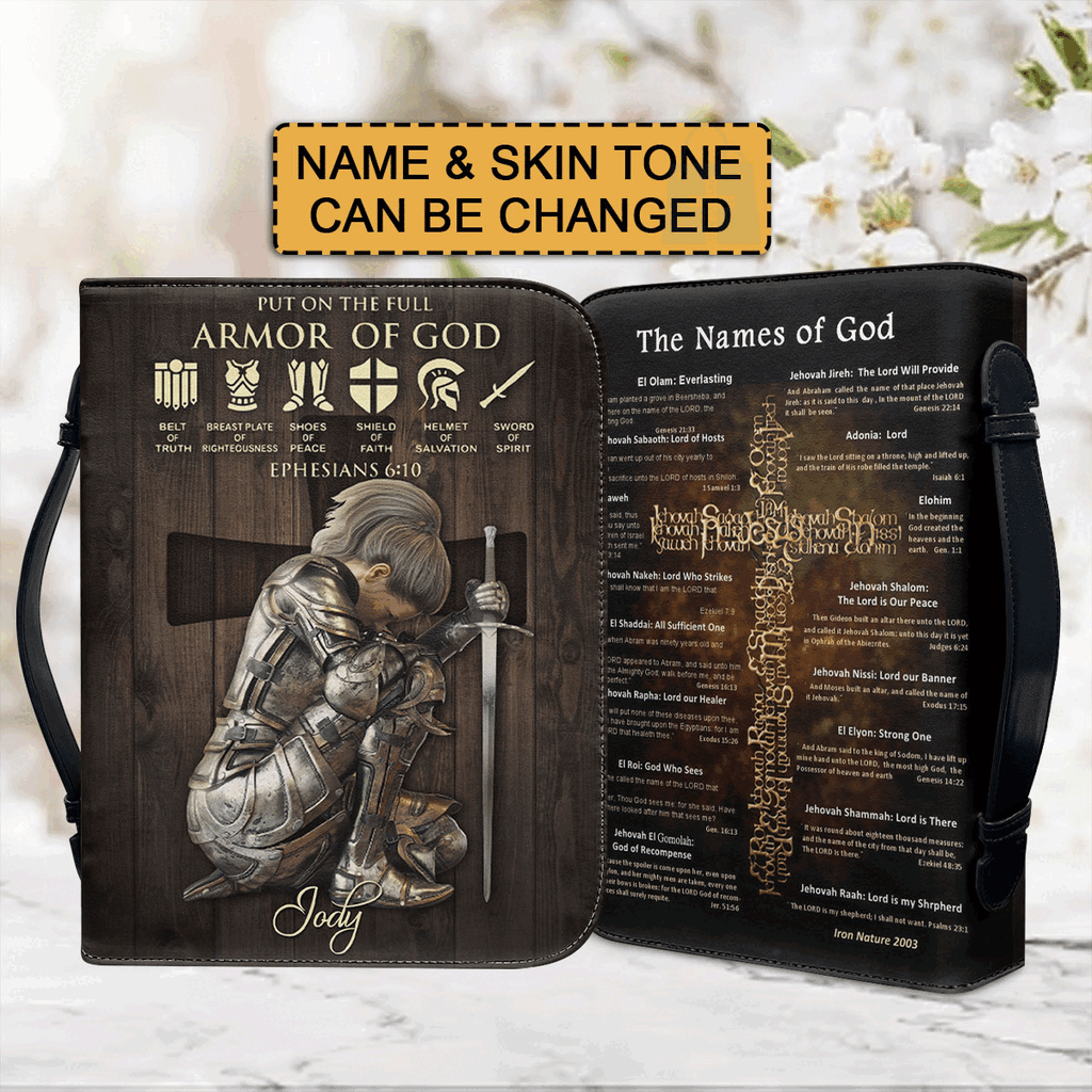 Personalized Armor of God Bible Cover