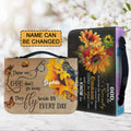Personalized Sunflower & Butterfly Bible Cover