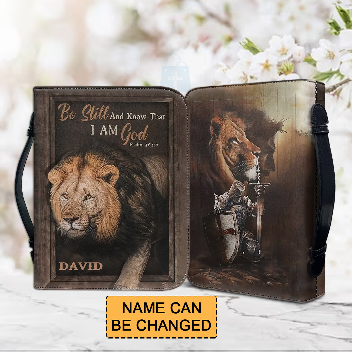 Personalized Be Still And Know God Bible Cover