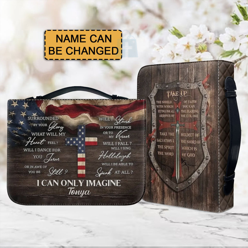Personalized I Can Only Imagine Bible Cover