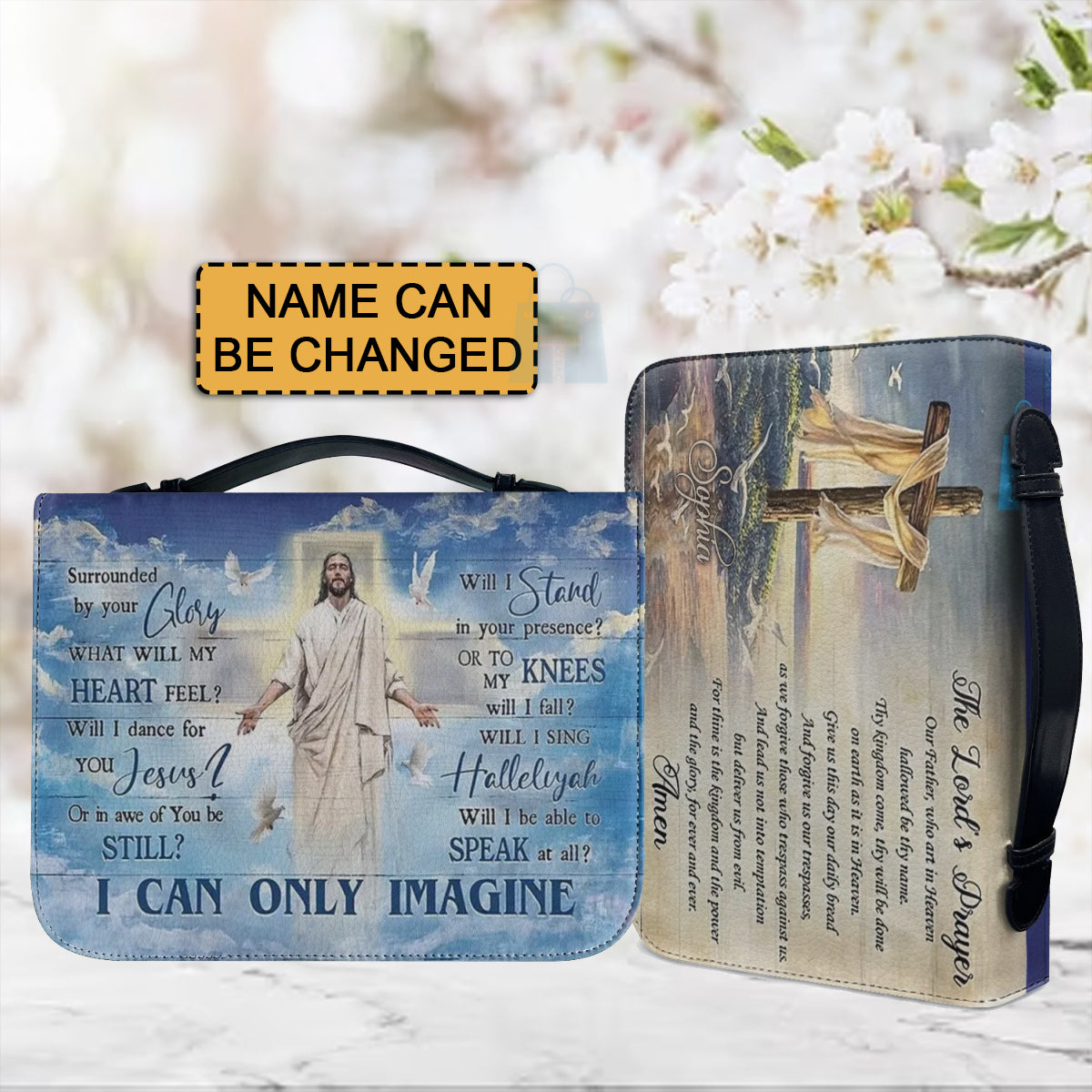Personalized I Can Only Imagine Bible Cover