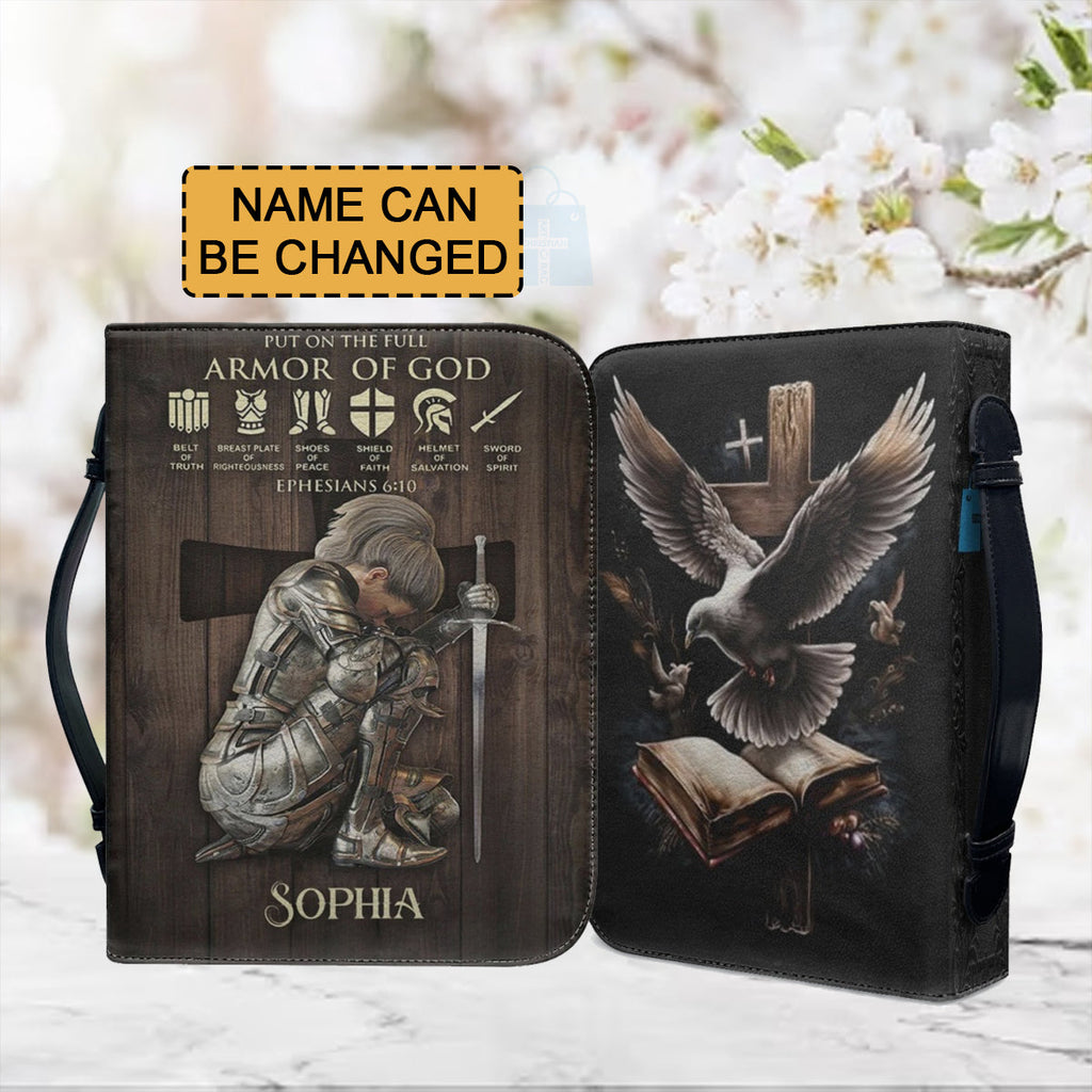 Personalized Armor of God Warrior Bible Cover