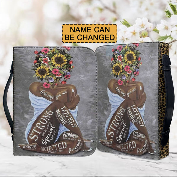 God Says You Are Personalized Bible Cover