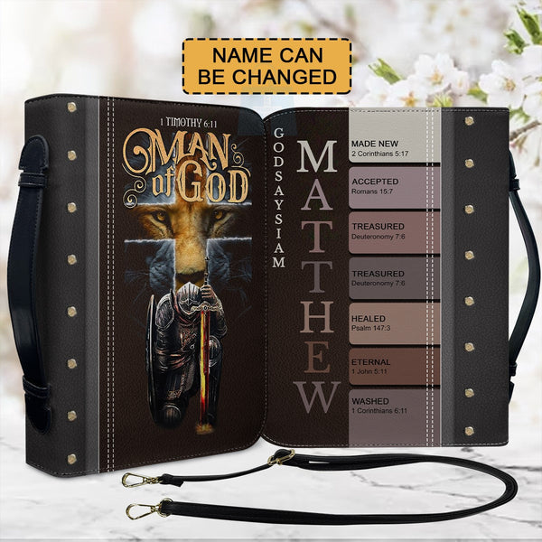 Personalized Sacred Name Meaning Bible Cover