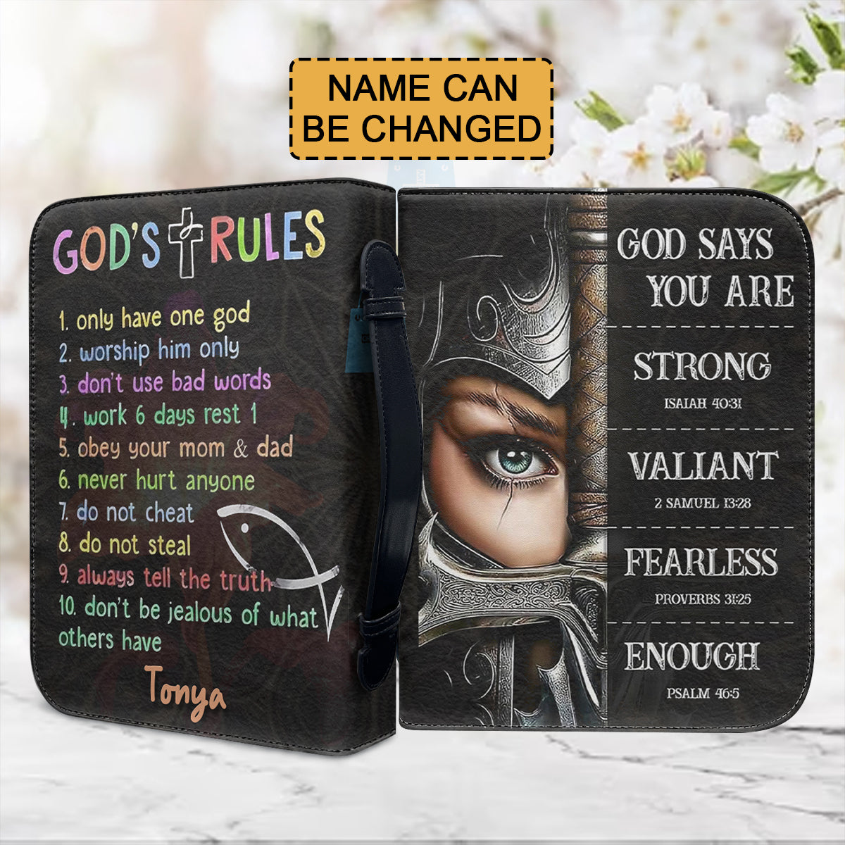 Personalized God Says You Are Bible Cover