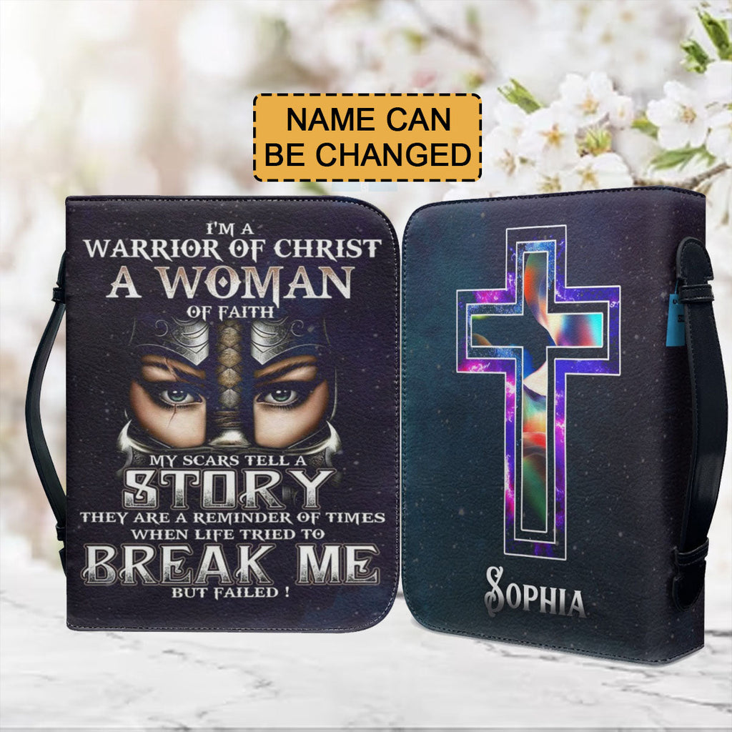 Personalized Warrior of Christ Bible Cover