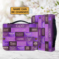 Personalized God Says I Am Purple Bible Cover